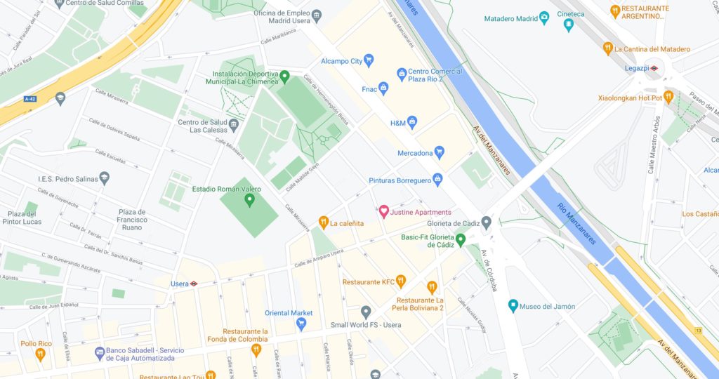 Mapa de de Monederos 15, Madrid