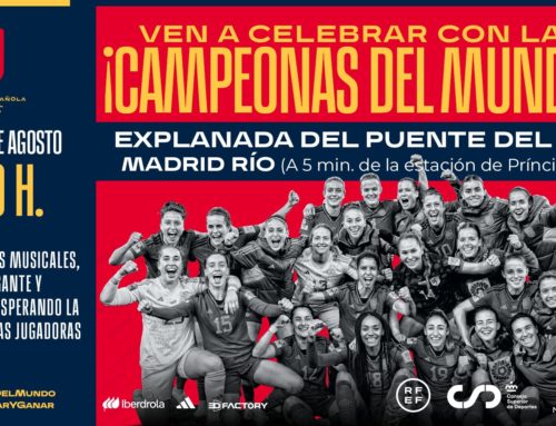 Celebración del Mundial Femenino Madrid Río
